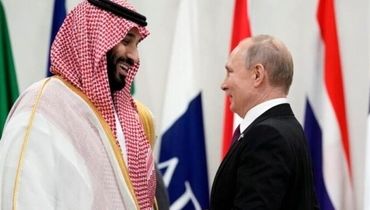 احوالپرسی صمیمانه ولیعهد عربستان با پوتین