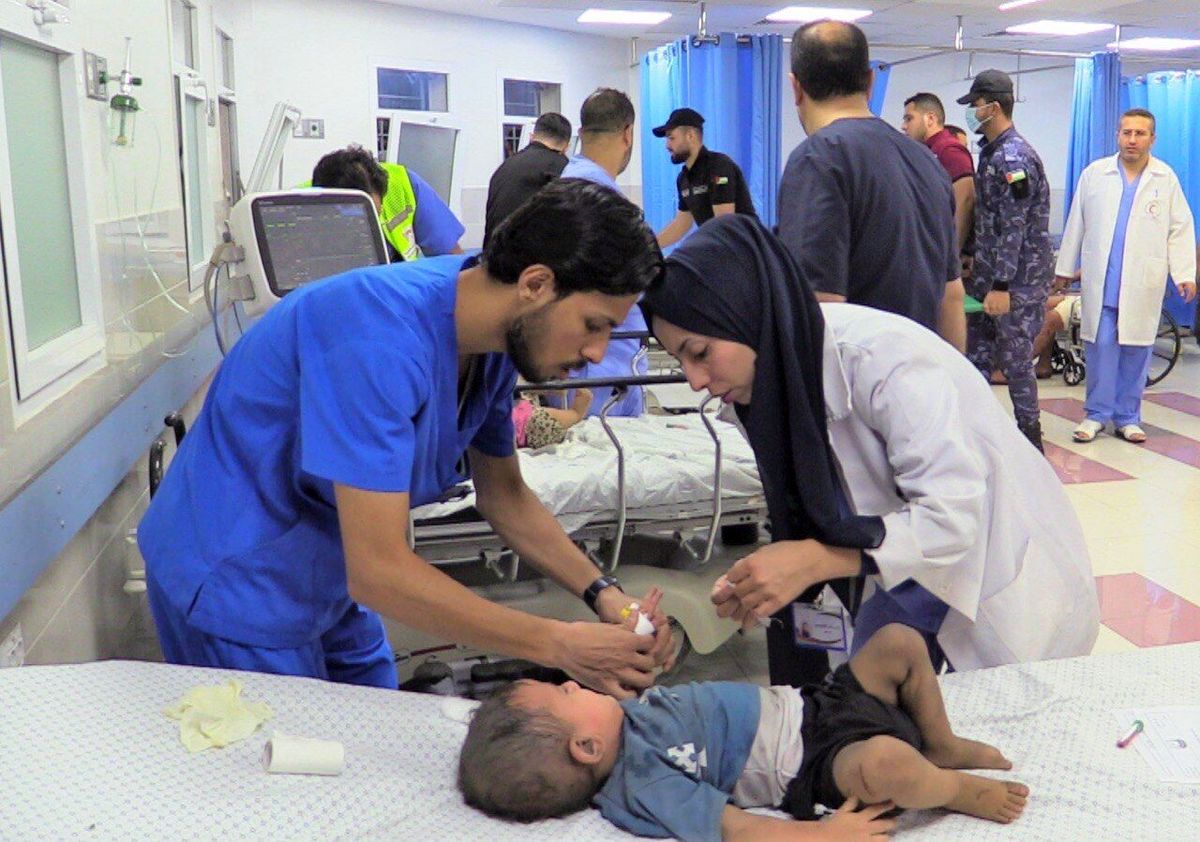 وضعیت وحشتناک بیمارستان غزه پس از بمباران