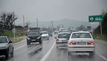بارش باران و برف در ۶ استان/ احتمال لغزندگی جاده‌ها