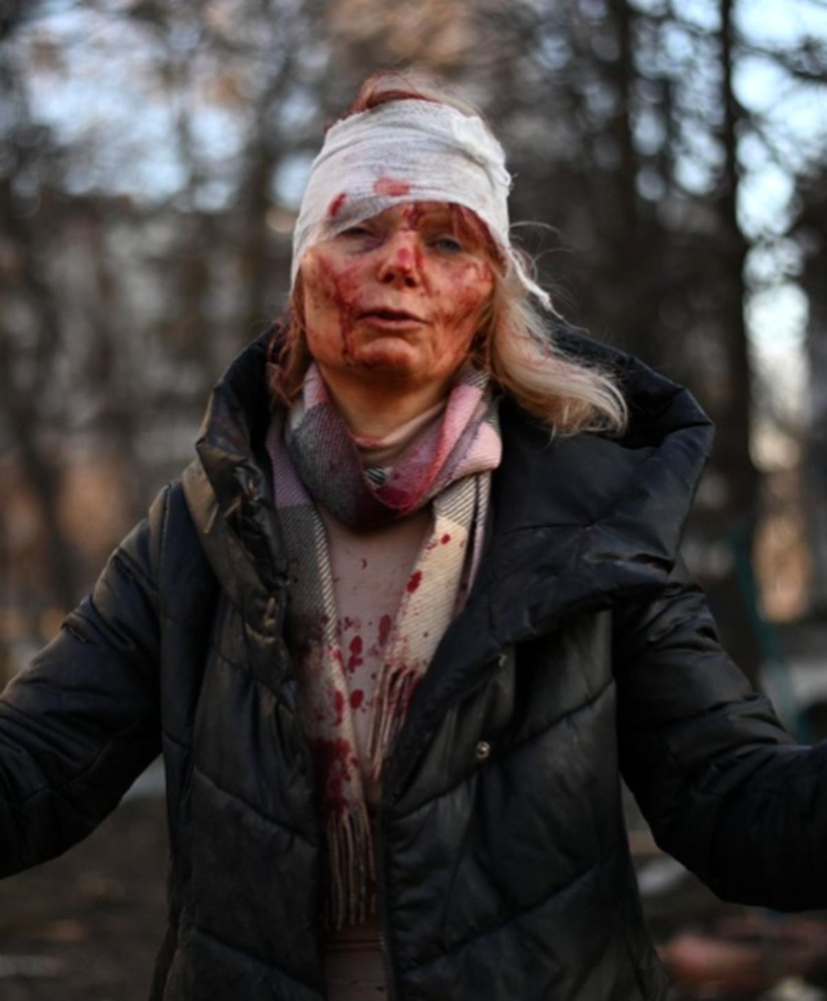 ماجرای عکس زن اوکراینی که دنیا را تکان داد