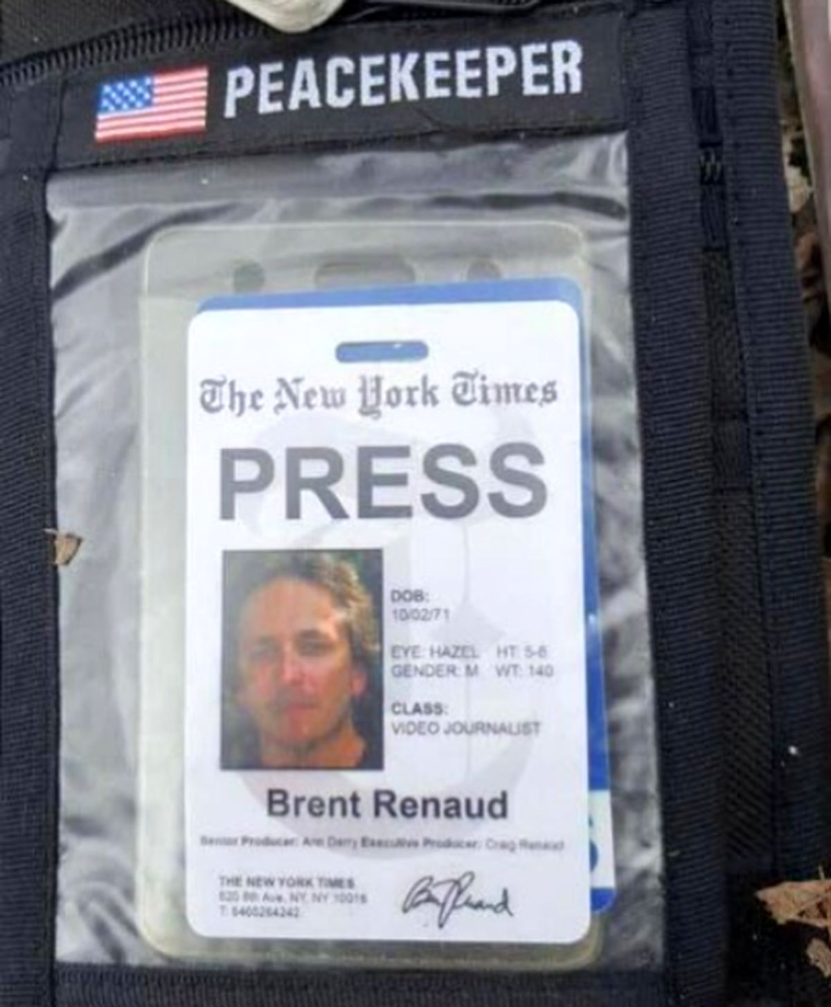 کشته شدن یک روزنامه‌نگار آمریکایی در اوکراین