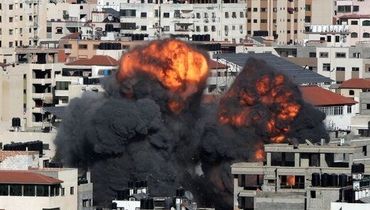 نبرد شدید در نوار غزه در شب اعلام آتش‌بس!