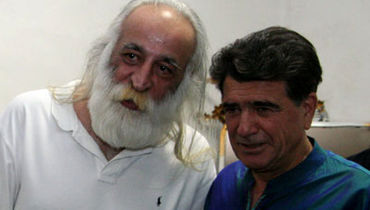 محمدرضا شجریان کنار محمدرضا لطفی در ۴۷ سال پیش| عکس