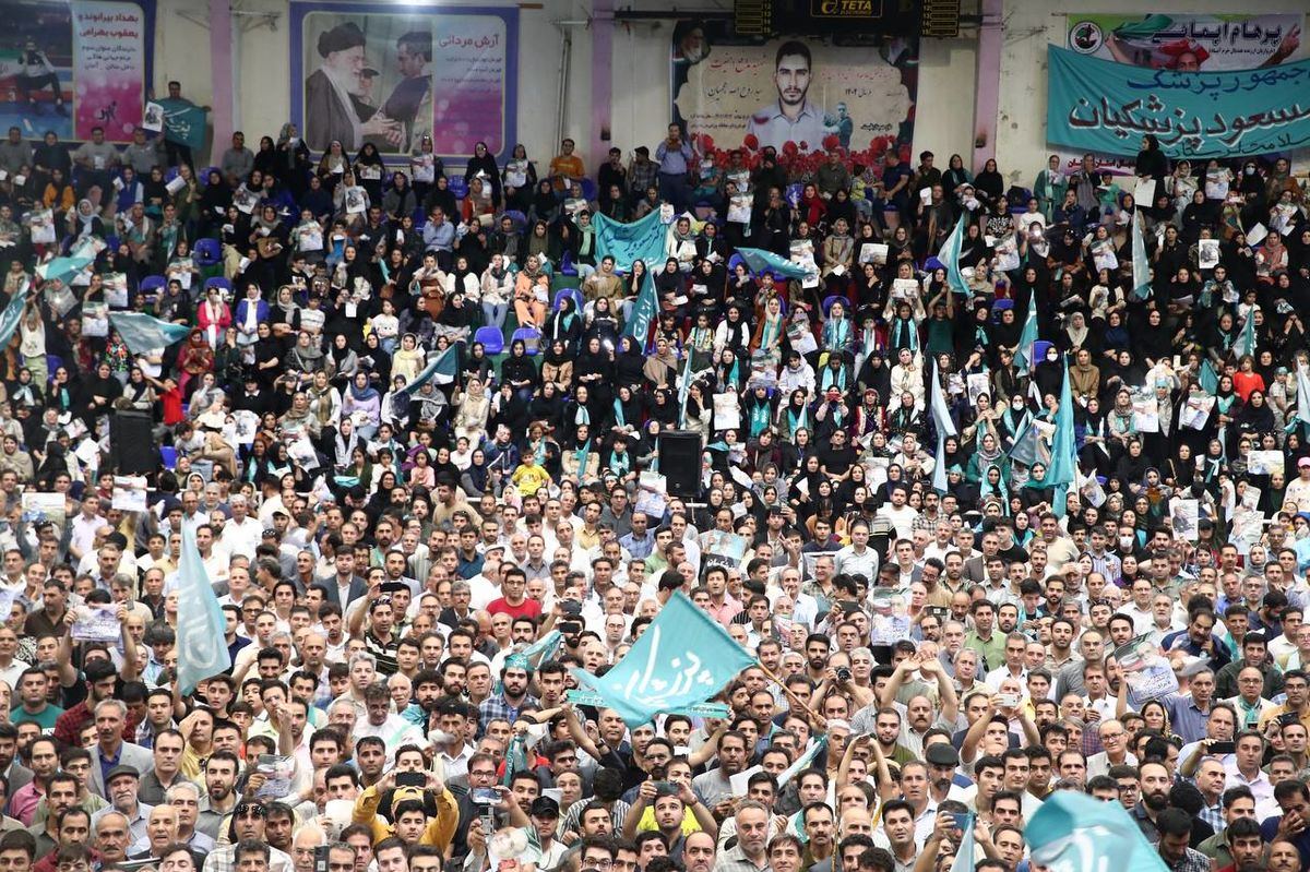 آخرین اجتماع انتخاباتی پزشکیان در تهران؛ چهارشنبه 13 تیر ورزشگاه حیدرنیا