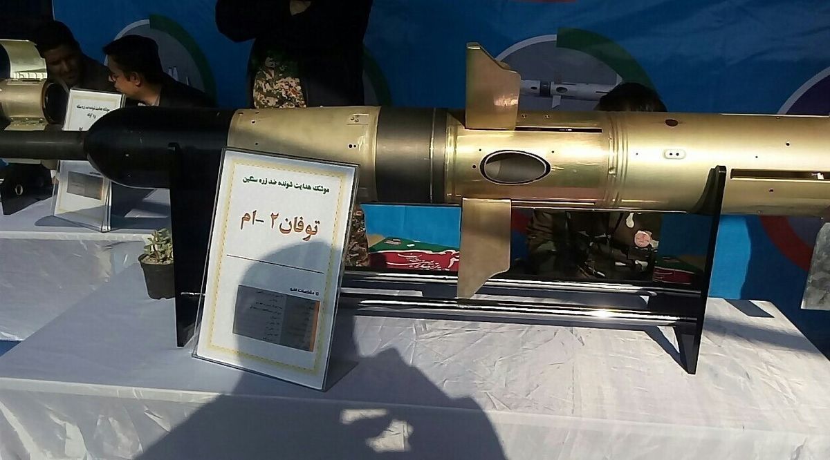 مشخصات موشک ضد تانک ایرانی طوفان