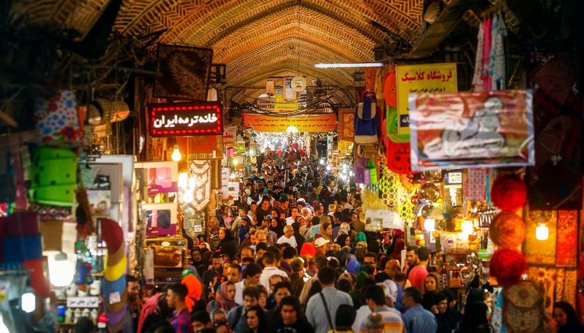 بازار تهران آتش گرفت