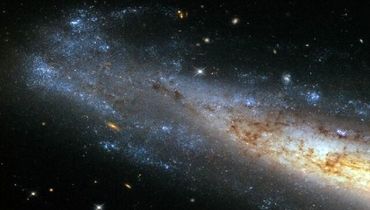 شکار استثنایی تلسکوپ هابل/ نمایی زیبا از یک گرداب کهکشانی/ عکس